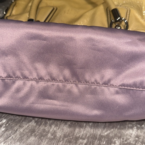 Coach Kristin Yellow Patent Leather Satchel Shoulder Bag - Picture 7 of 16